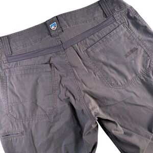 Kuhl Free Radikl Pants Mens 33x33 Gray Stretch Hybrid Hiking Outdoors Gorpcore